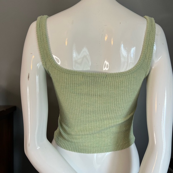 Forever 21 : Sage green ribbed cropped tank - Picture 4 of 7